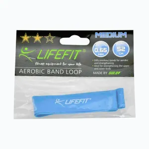 Lifefit Posilovací guma Kruh Medium sv. modrá obraz