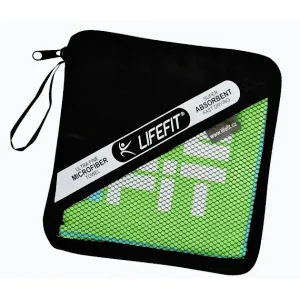 Lifefit rychleschnoucí ručník z mikrovlákna 70x140cm zelený obraz
