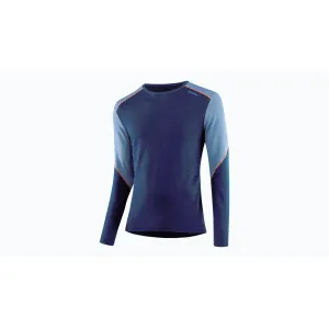 Löffler L/S TRANSTEX MERINO 2022 modré pánské funkční triko - XXL - modrá/oranžová obraz