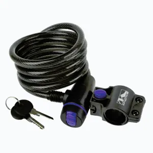 M-Wave 10X1800 KLÍČ černý zámek spirála obraz