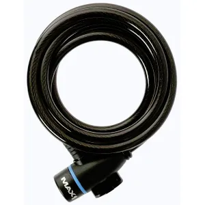Max1 zámek spirála 1500x8 mm 4 klíče, černý obraz