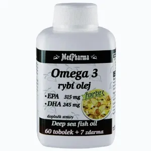 MedPharma Omega 3 rybí olej FORTE 67 tablet obraz