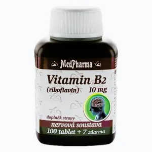 MedPharma Vitamin B2 107 tablet obraz