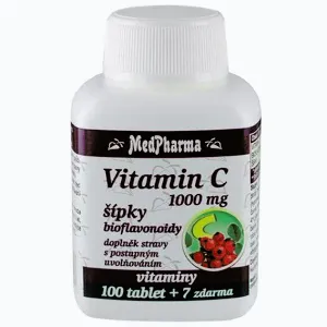 MedPharma Vitamin C 1000mg s šípky 107 tablet obraz