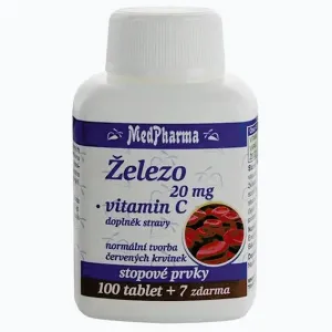 MedPharma Železo + vitamin C 107 tablet obraz