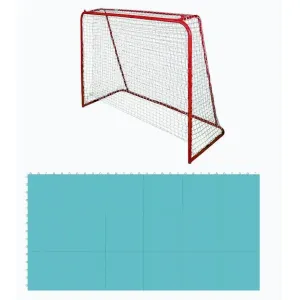Merco 700.SA branka na florbal + My Floorball Puzzle Tréninková plocha obraz
