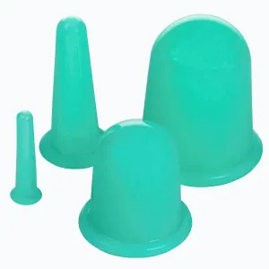 Merco Cups 4Pack masážní silikonové baňky zelená - 1 sada obraz