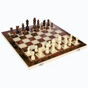 Merco Exclusive 3v1 dřevěné šachy - 1 ks obraz