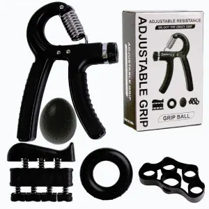 Merco Grip 5 sada na posilování rukou černá - 1 sada obraz
