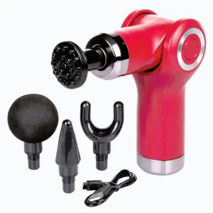 Merco Massage Gun Mini vibrační masážní pistole červená obraz