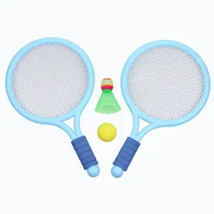 Merco Racket Ball Games sada pálek s míčky modrá - 1 sada obraz