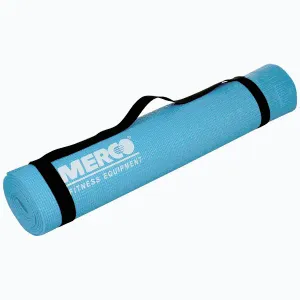 Merco Yoga PVC 4 Mat podložka na cvičení modrá obraz