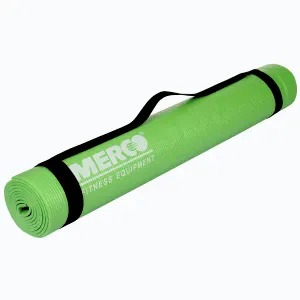 Merco Yoga PVC 4 Mat podložka na cvičení zelená obraz