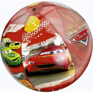 Mondo Nafukovací plážový míč CARS 50cm - červená obraz