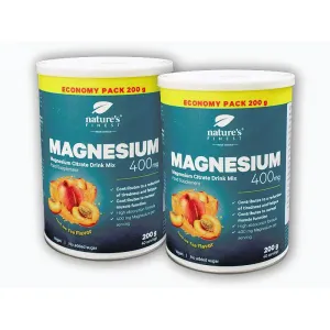 Natures Finest 2x Magnesium drink mix 400mg / serving 200g obraz