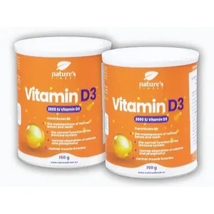 Natures Finest 2x Vitamin D3 2000iu 150g obraz