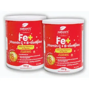 Natures Finest 2x Železo + Vitamin C + B-Complex 150g obraz