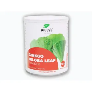 Natures Finest Ginkgo Biloba Leaf Powder 125g obraz