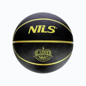 NILS Basketbalový míč NPK270 Slasher 7 černý obraz