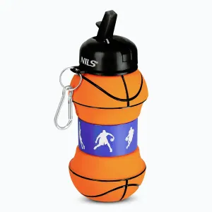Nils Skládací silikonová láhev Camp NC4104 550ml basketbal obraz