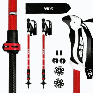 NILS Trekingové hole TK8601 červené obraz