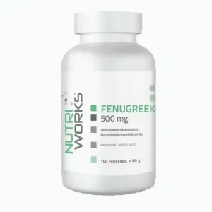 NutriWorks Fenugreek 500mg 100 kapslí obraz