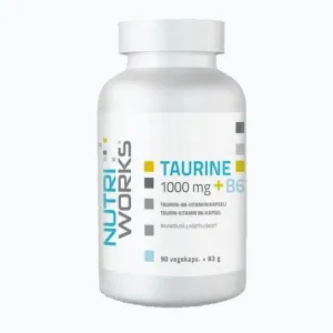 NutriWorks Taurine 1000mg + B6 90 kapslí obraz