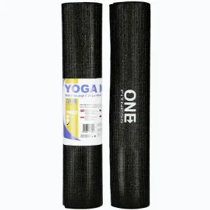 ONE FITNESS YM02 PODLOŽKA PRO JÓGU černá obraz
