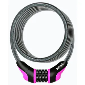 Onguard zámek spirála 1800x10 mm kódový růžový obraz