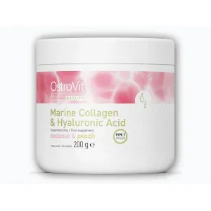 Ostrovit Marine collagen+hyaluronic acid+vitaminC 200g - Kokos-broskev obraz