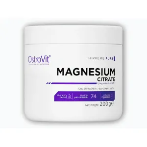 Ostrovit Supreme Magnesium citrate 200g - Natural obraz