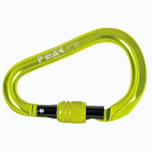 Peak UK screw - šroubovací karabina - Lime obraz