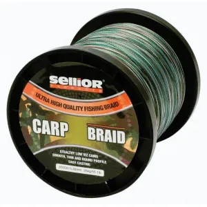 Pletená šňůra SELLIOR CarpBraid 0, 20mm, 25kg, 2000m obraz