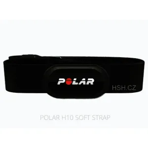 Polar Hrudní vysílač H10+ Bluetooth Smart / ANT+ SoftStrap black - XS–S: 51–66 cm (AKČNÍ CENA) obraz
