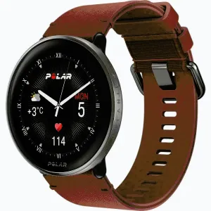 Polar Ignite 3 Titanium, kožený a silikonový řemínek obraz