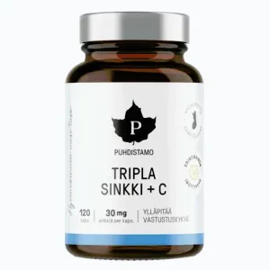 Puhdistamo Triple Zinc + Vitamin C 120 kapslí obraz