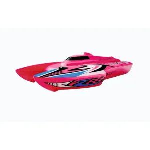 RC katamarán Race Shark FD 2, 4 GHz RTR růžová obraz
