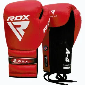 RDX Šněrovací tréninkové rukavice APEX červené 14 oz - 14 oz obraz