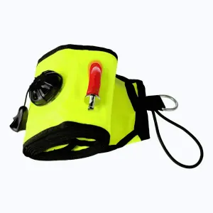 Scubapro Bójka Aqua Lung NYLON YELLOW EMERGENCY DECO STOP BUOY 145x15 cm obraz