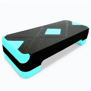 Sedco Bedýnka AEROBIC STEP 68x28x10-15 - modrá - černá/modrá obraz