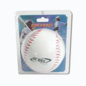 Sedco Míček SOFTBALL PU T5001 - bílá obraz