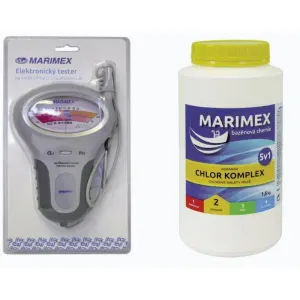 Set - Marimex Tester elektronický na pH a Cl + Marimex Chlor Komplex 5v1 1, 6 kg (tableta) obraz