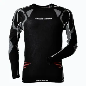 Sherwood Triko s dlouhým rukávem Comfort Compression - černá, Junior obraz