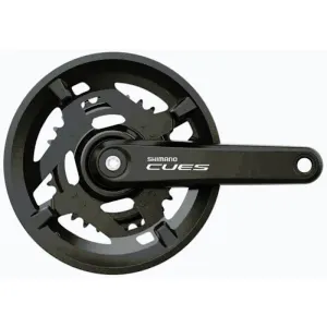 Shimano kliky Cues FC-U4010-2, 170mm, 46-30 zubů, černé, 11, 10, 9 speed, s ložisky obraz