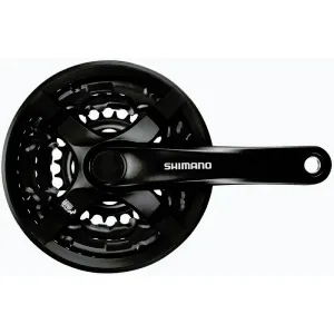 Shimano kliky Tourney FC-TY501-L 170mm 42-34-24 zubů, černé s krytem, v krabičce obraz