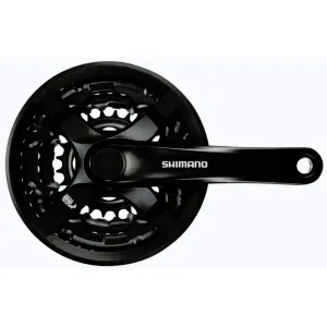 Shimano kliky Tourney FC-TY501-L 175mm 42-34-24 zubů, černé s krytem, v krabičce obraz