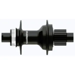 Shimano náboj disc FH-MT410-B 32děr Center lock 12mm e-thru-axle 148mm 12 rychlostí zadní černý obraz