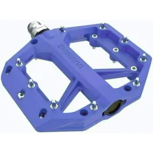Shimano pedály PD-GR400 Flat modré BMX, DH, slalom, v krabičce obraz