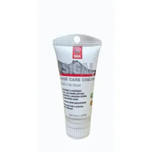 Siga SIGAL Krém na obuv bílý krycí tuba s aplikátorem 50 ml NO. 3A obraz
