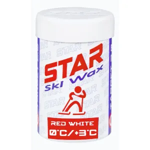 Star Ski Wax Stick red white 45g obraz